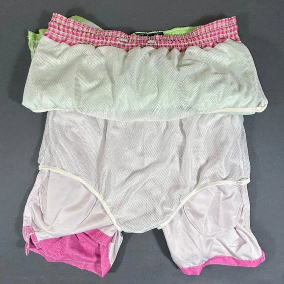 Men's Bundle of 2 Green/Pink Shorts Size XL Micheal's Swim Trunks - Picture 7 of 9